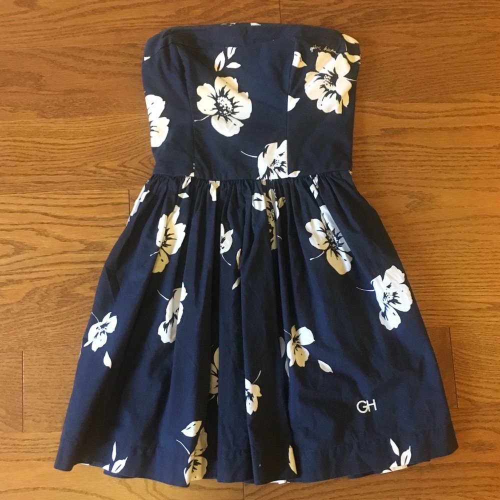 Gilly Hicks Blue Floral Sundress
